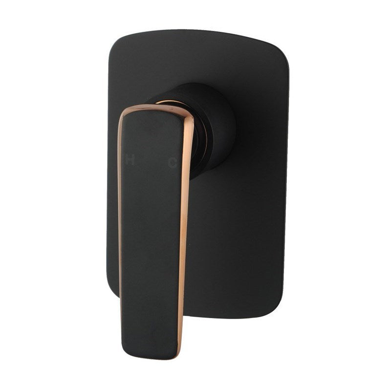 ESPERIA - Black & Rose Gold Wall Mixer
