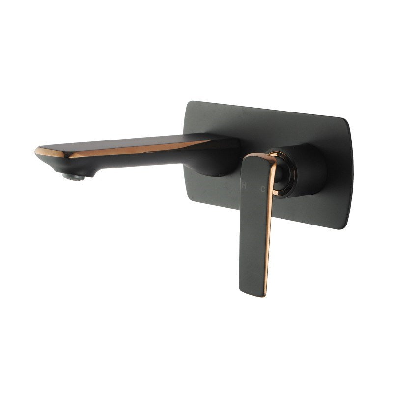 ESPERIA - Black & Rose Gold Spout Mixer