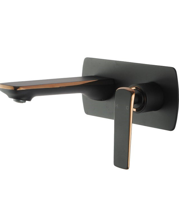 ESPERIA - Black & Rose Gold Spout Mixer