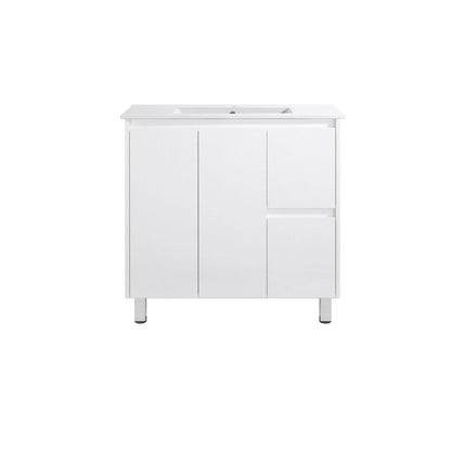 900mm SLIM PVC VANITY - RHS DRAWER
