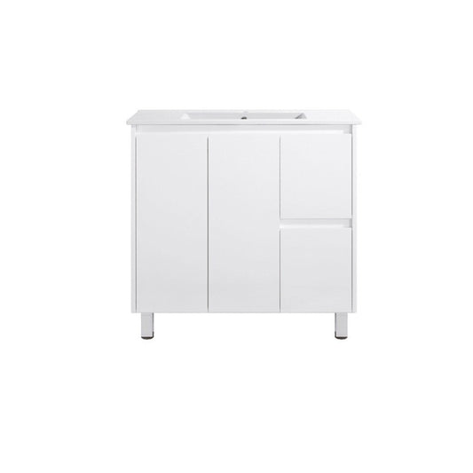 900mm SLIM PVC VANITY - RHS DRAWER