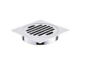 Chrome Square floor drain - Slim YDH000-4mm