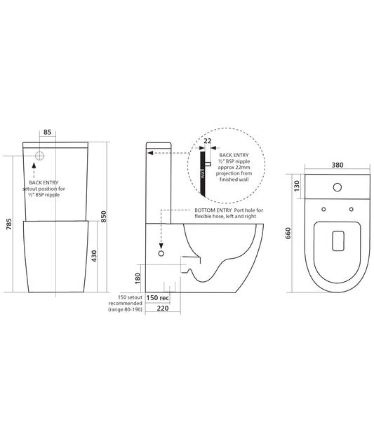 ARKO WF CF Toilet UNI SLIM
