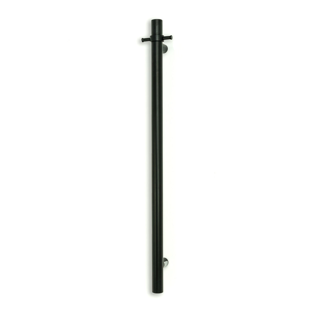Vertical Towel Rail Hook for Vertical Heated Bar Black