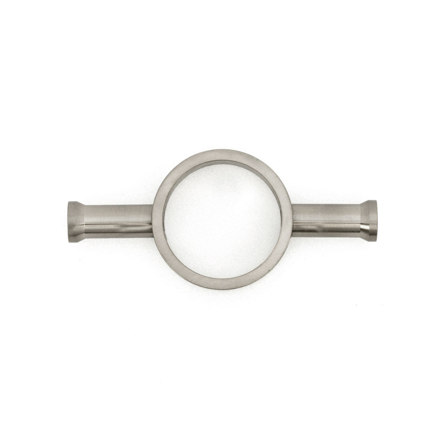 Vertical Towel Rail Hook for Vertical Heated Bar Brushed Nickel