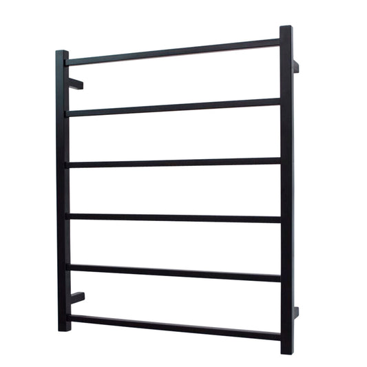 Black 700 x 830mm Squ Non Heated Towel Rail