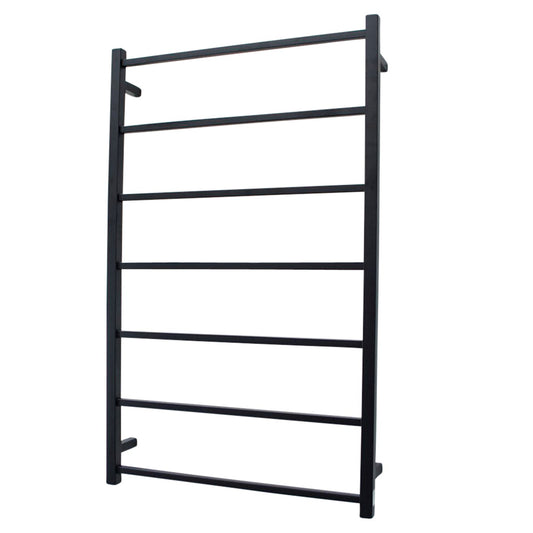 Black 700 x 1130mm Squ Non Heated Towel Rail