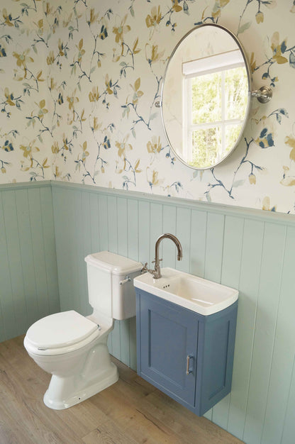 Mayer Oval Mirror - Brushed Nickel