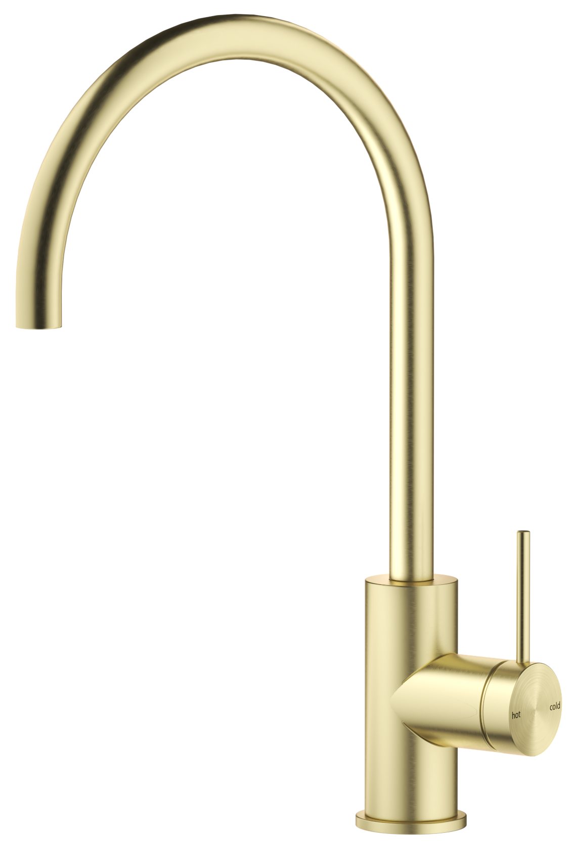 Mica Gooseneck Sink Mixer French Gold