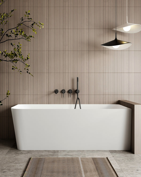 Ashton 1500mm right hand corner (matte white)