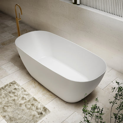 Rec slimline bath 1500mm (gloss white)