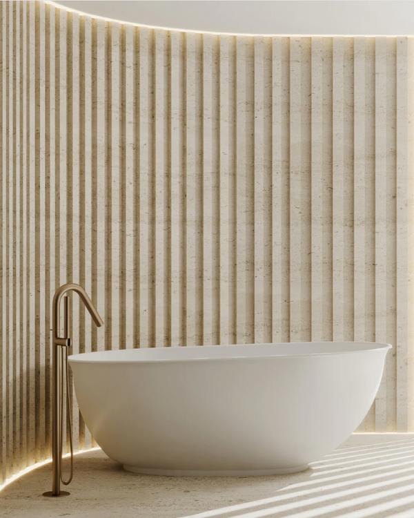 Vita high rise bath 1700mm (matte white)