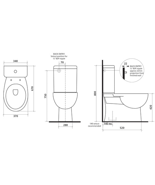 CHIOS CC CF Toilet BOT
