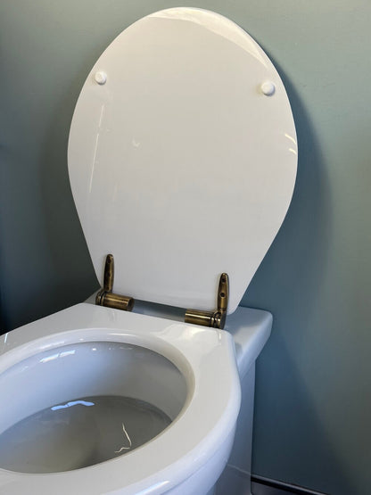 Claremont Floor Mounted Pan with Seat and Pan Bend