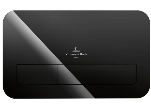 ViConnect M200 Flush Plate Glossy Black Glass