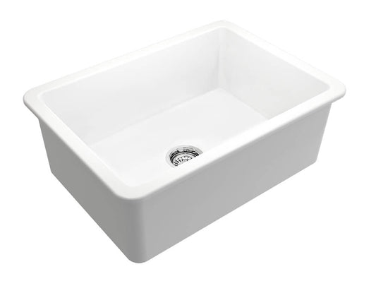 Cuisine 68x48 Inset / Undermount Fireclay Sink - Matte White