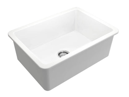 Cuisine 68x48 Inset / Undermount Fireclay Sink with Overflow