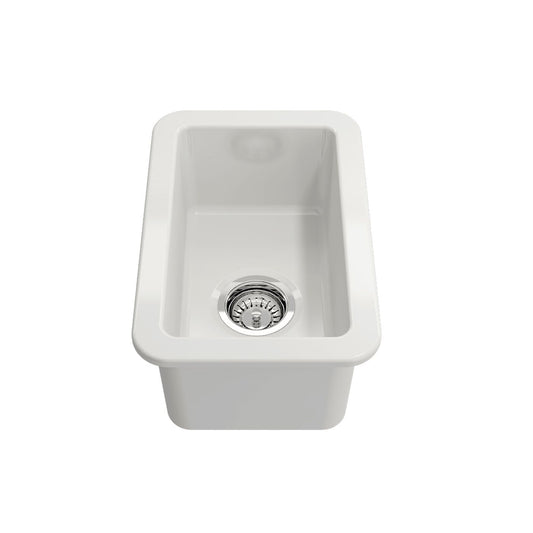Cuisine 30x46 Inset / Undermount Fireclay Sink - Matte White