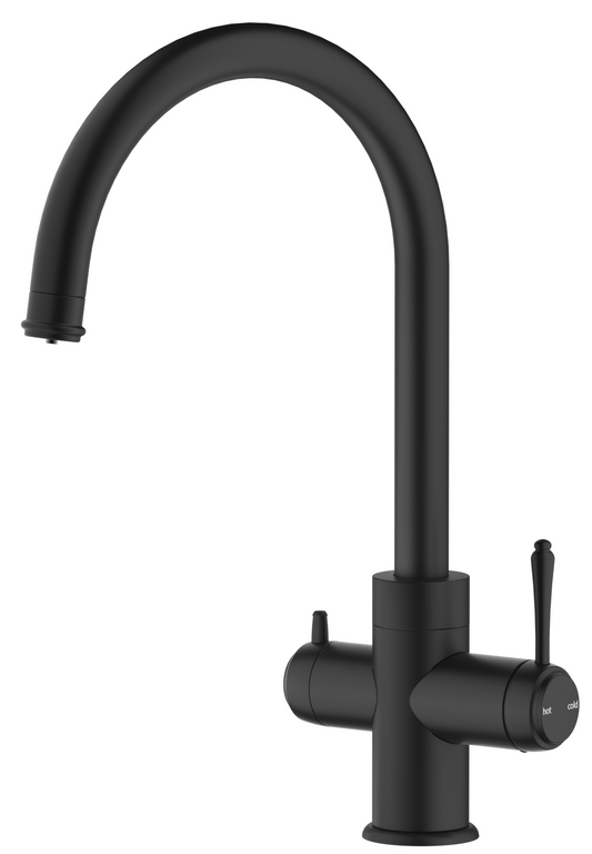 Mica Heritage 3-Way Filter Sink Mixer Black