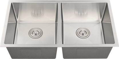 Kliff Hand Made PVD Stainless Steel Double Bowl Sink LK-SDK-775