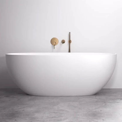 Egg shape bath 1300mm (gloss white)