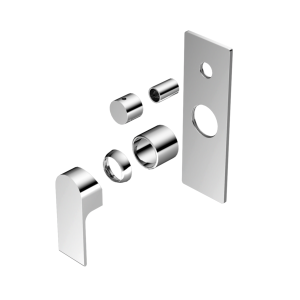 BIANCA SHOWER MIXER WITH DIVERTOR TRIM KITS ONLY CHROME