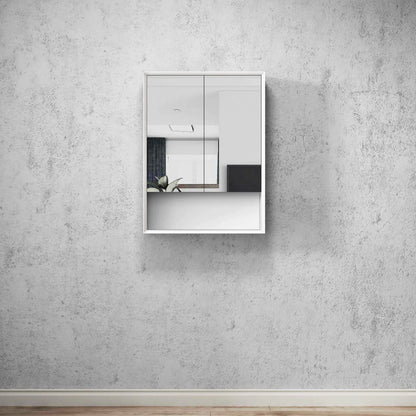 Boston 600x800 Matte White Shaving Cabinet