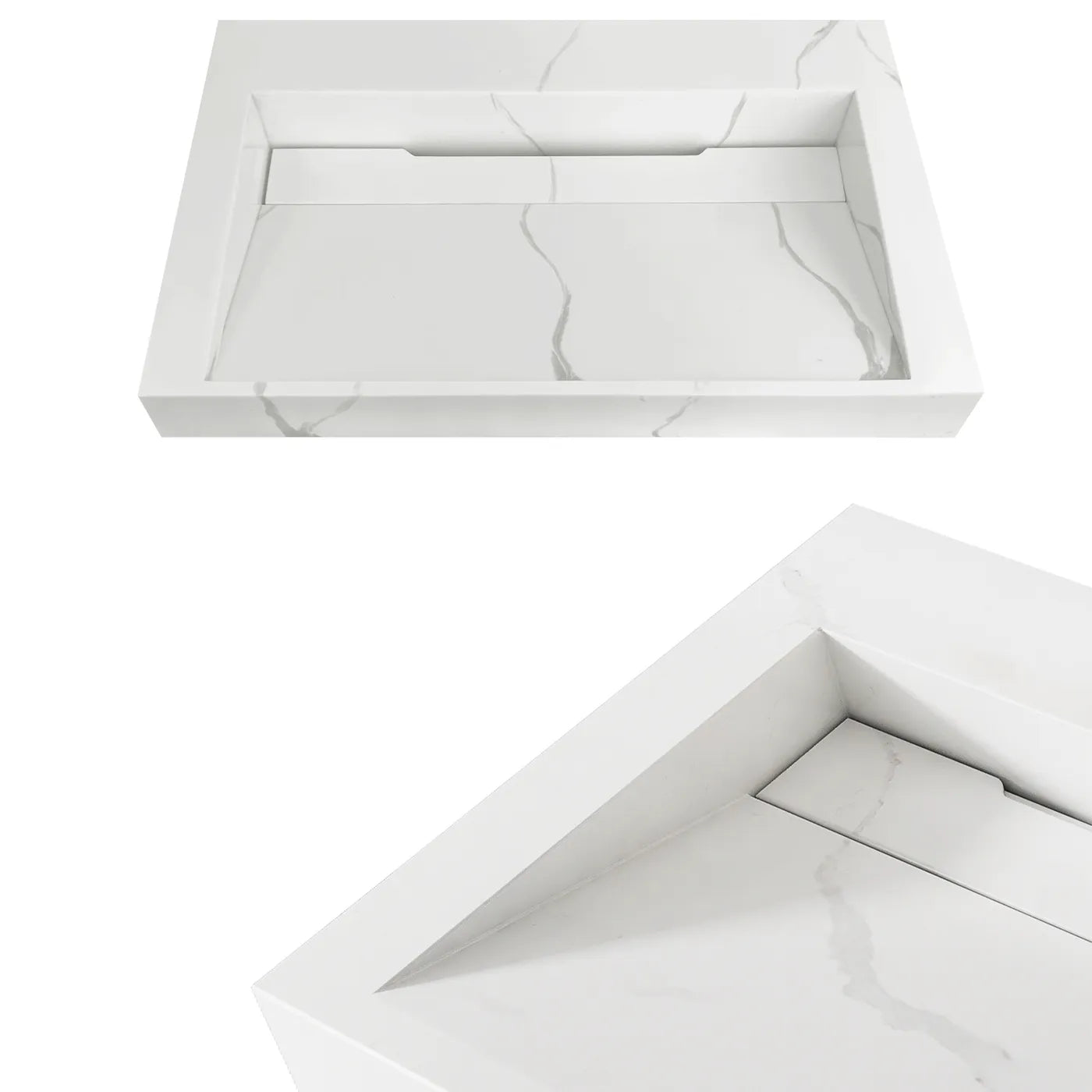 Moonlight 600mm Solid Surface Top