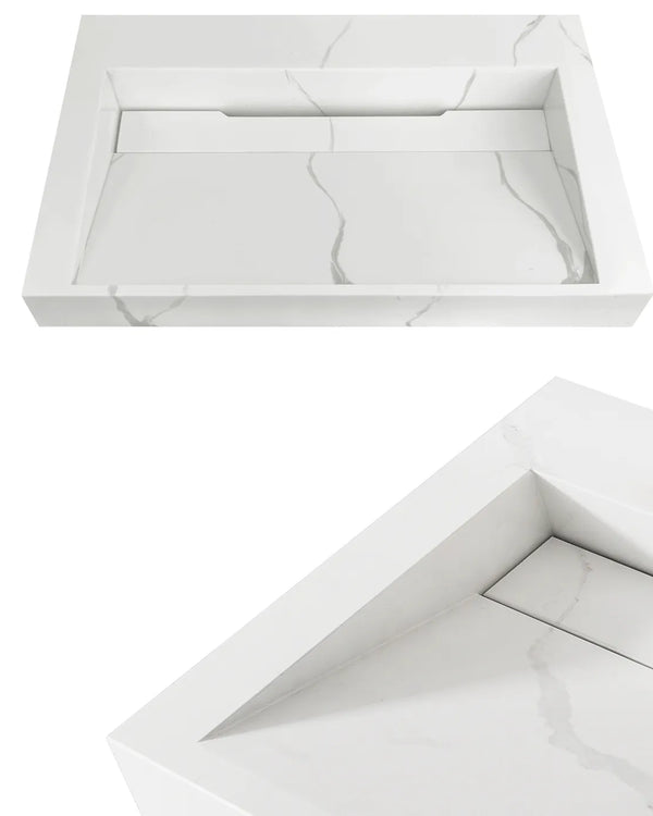 Moonlight 600mm Solid Surface Top