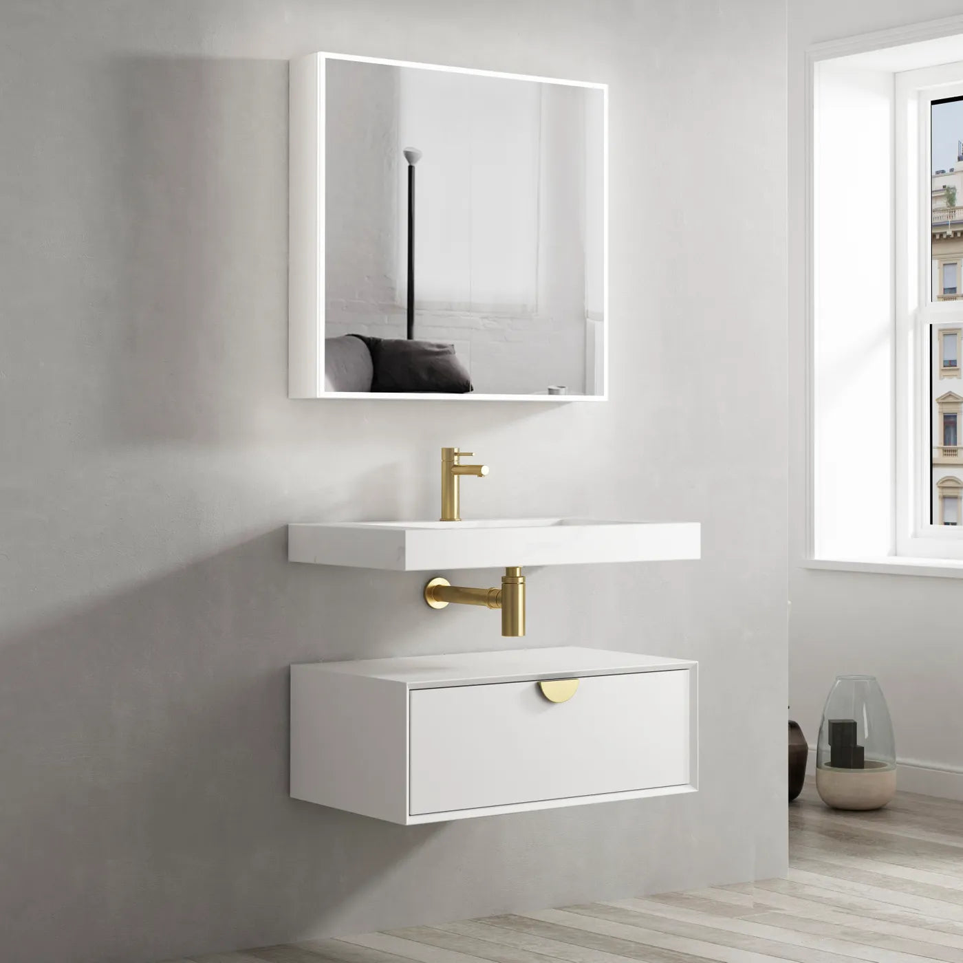 Moonlight 750mm Solid Surface Top