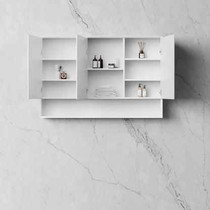 Boston 1200x800 Matte White Shaving Cabinet