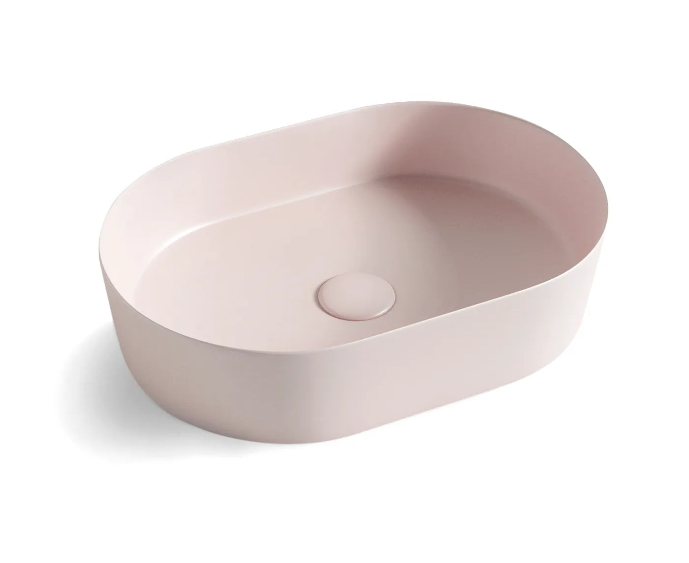 Quay Oval 500x340x120 Matte Pink Basin