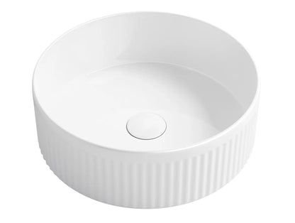 Oxford Round 395x395x125 Gloss White Basin