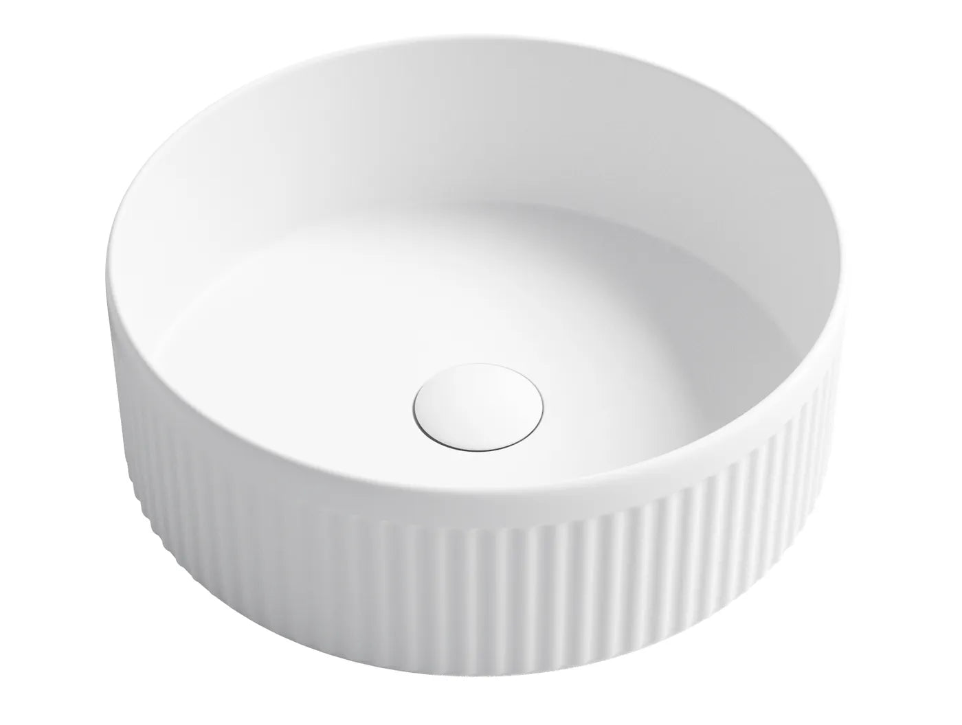 Oxford Round 395x395x125 Matte White Basin