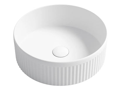 Oxford Round 395x395x125 Matte White Basin