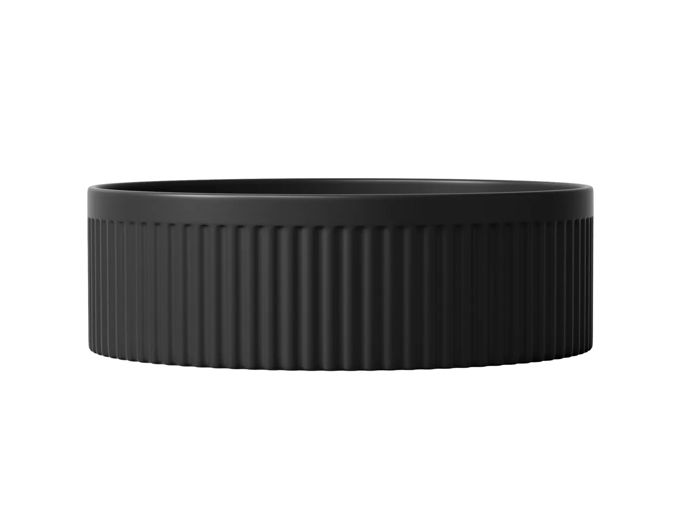 Oxford Round 395x395x125 Matte Black Basin