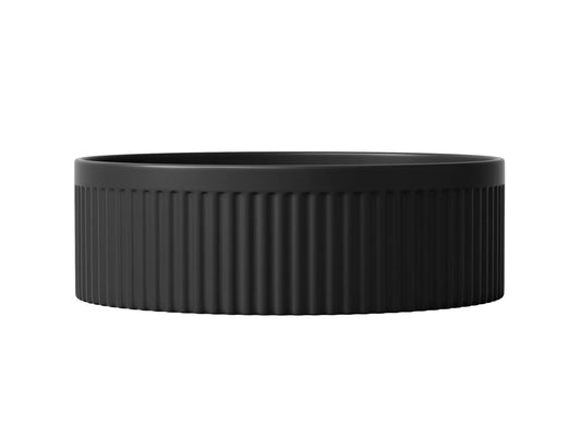 Oxford Round 395x395x125 Matte Black Basin