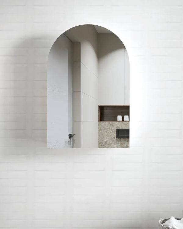 Archie 900mm White Shaving Cabinet