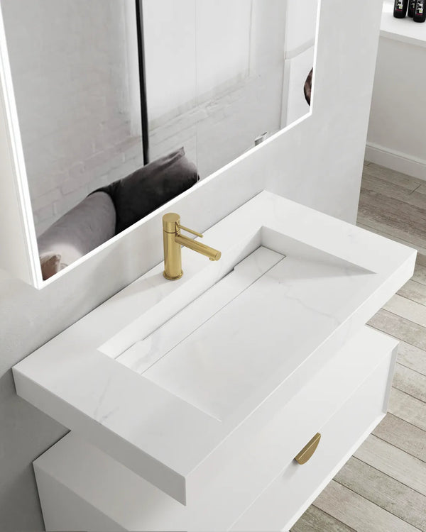 Moonlight 900mm Solid Surface Top