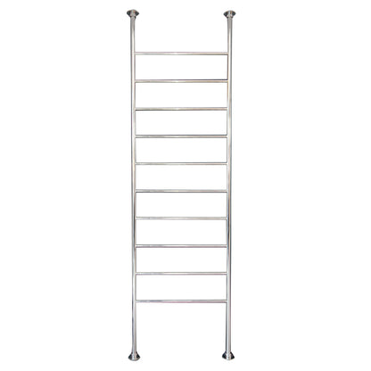 700 x 2500mm Rnd Floor-Ceiling Htd Towel Rail Polished