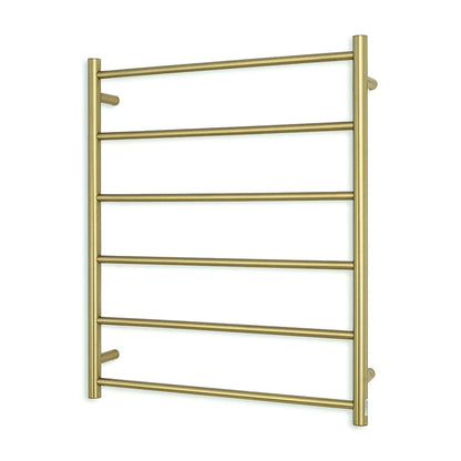 Brushed Gold 700 x 830mm Rnd Non Heated Towel Rail