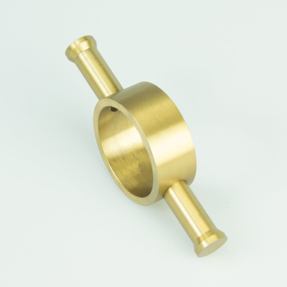 Vertical Towel Rail Hook for Vertical Heated Bar Brushed Gold