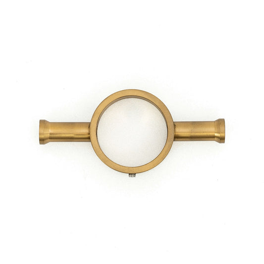 Vertical Towel Rail Hook for Vertical Heated Bar Brushed Gold