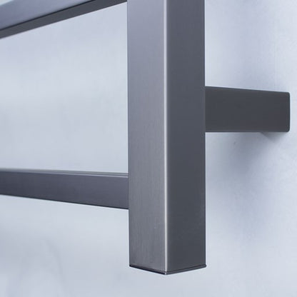 Gun Metal Grey 700 x 830mm Rnd Non Heated Towel Rail