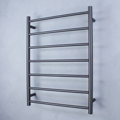 Gun Metal Grey 600 x 800mm Squ Heated Towel Rail LEFT