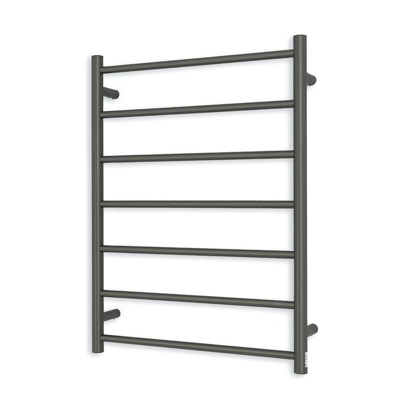 Gun Metal Grey 600 x 800mm Rnd Heated Towel Rail RIGHT