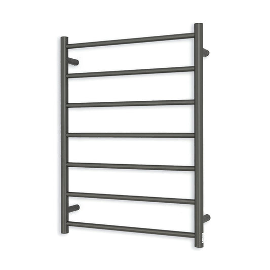 Gun Metal Grey 600 x 800mm Squ Heated Towel Rail LEFT