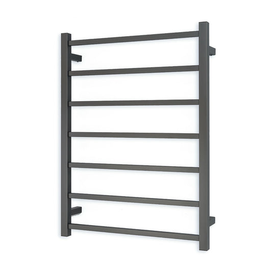 Gun Metal Grey 600 x 800mm Squ Heated Towel Rail RIGHT