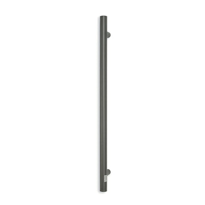 Vertical Single Heated Towel Rail 40 x 950mm Gun Metal