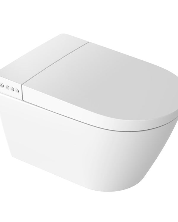 JOMOO Wall Hung Smart Toilet Pan with Inwall Cistern Push Button with Remote Control